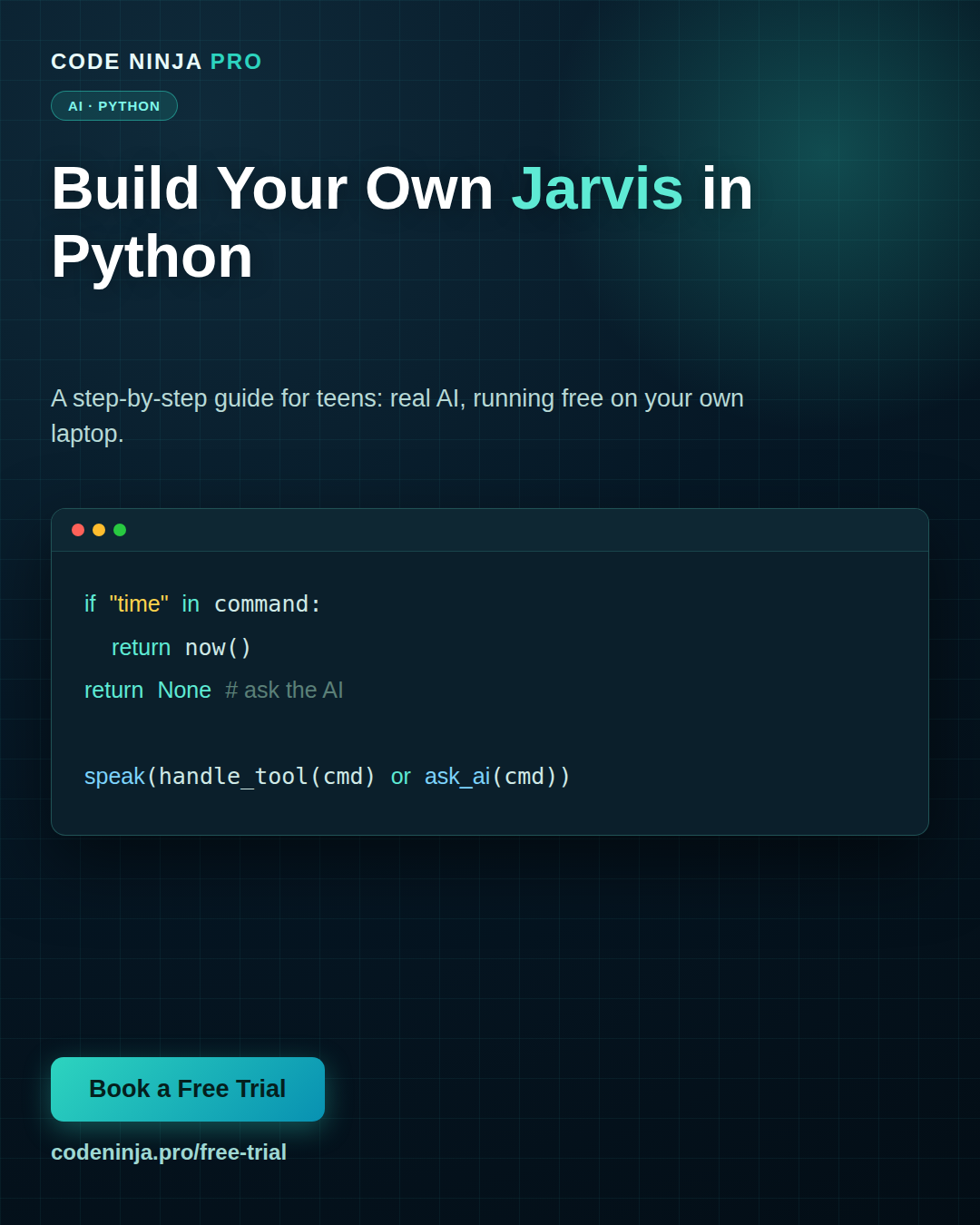 Build Your Own Jarvis: A Teen's Guide to Making a Real AI Voice Assistant in Python