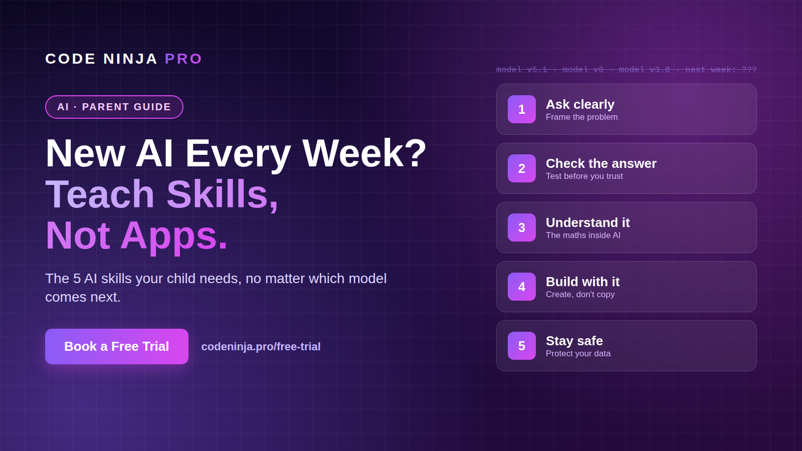 A New AI Model Every Week: What Should Your Child Actually Learn?