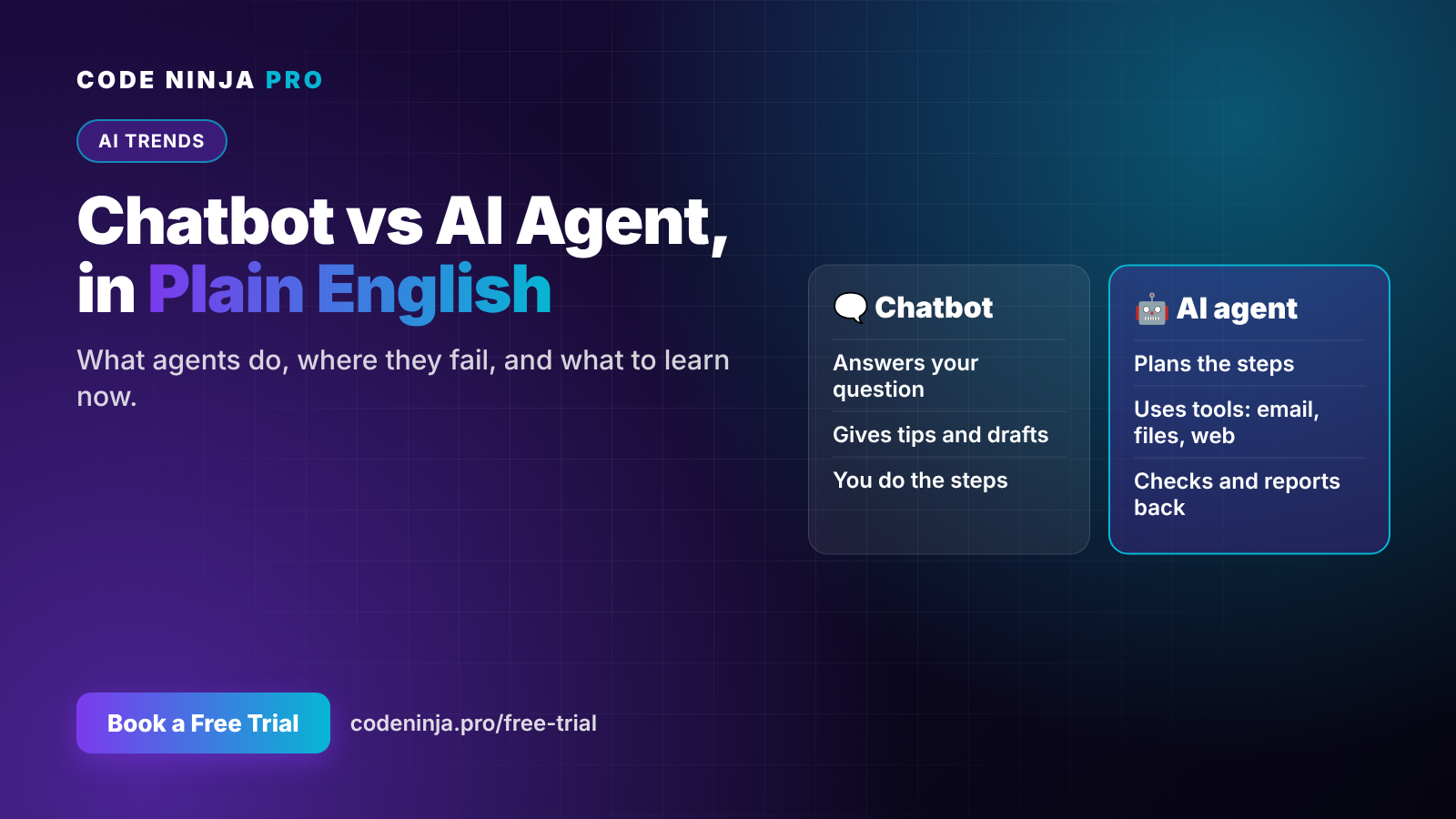 Chatbot vs AI Agent: A Plain-English Guide for Parents and Professionals