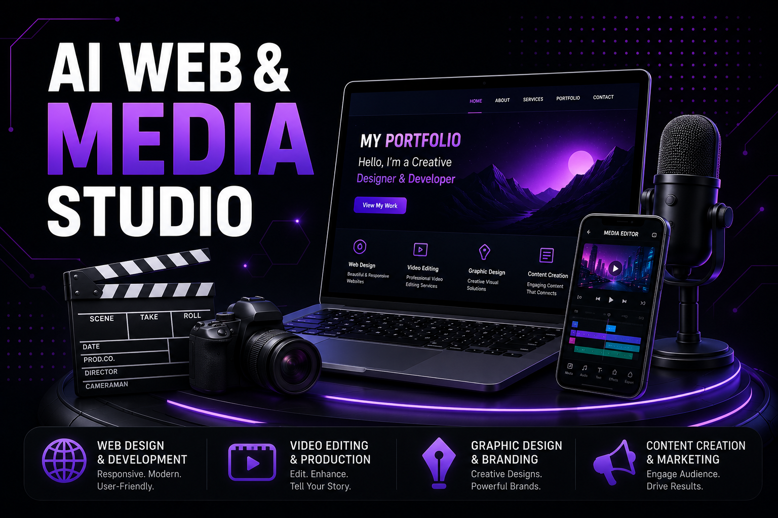 AI Web & Media Studio